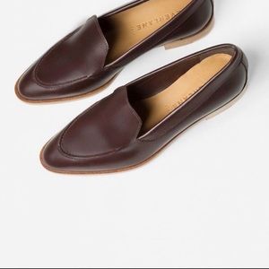 Everlane Modern Loafer Flats in Burgundy VGUC